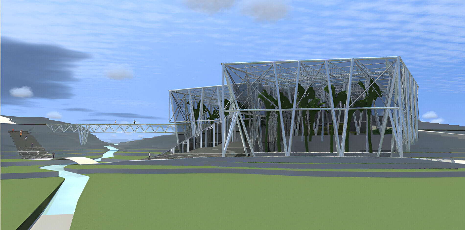 Architectural design of the climatron