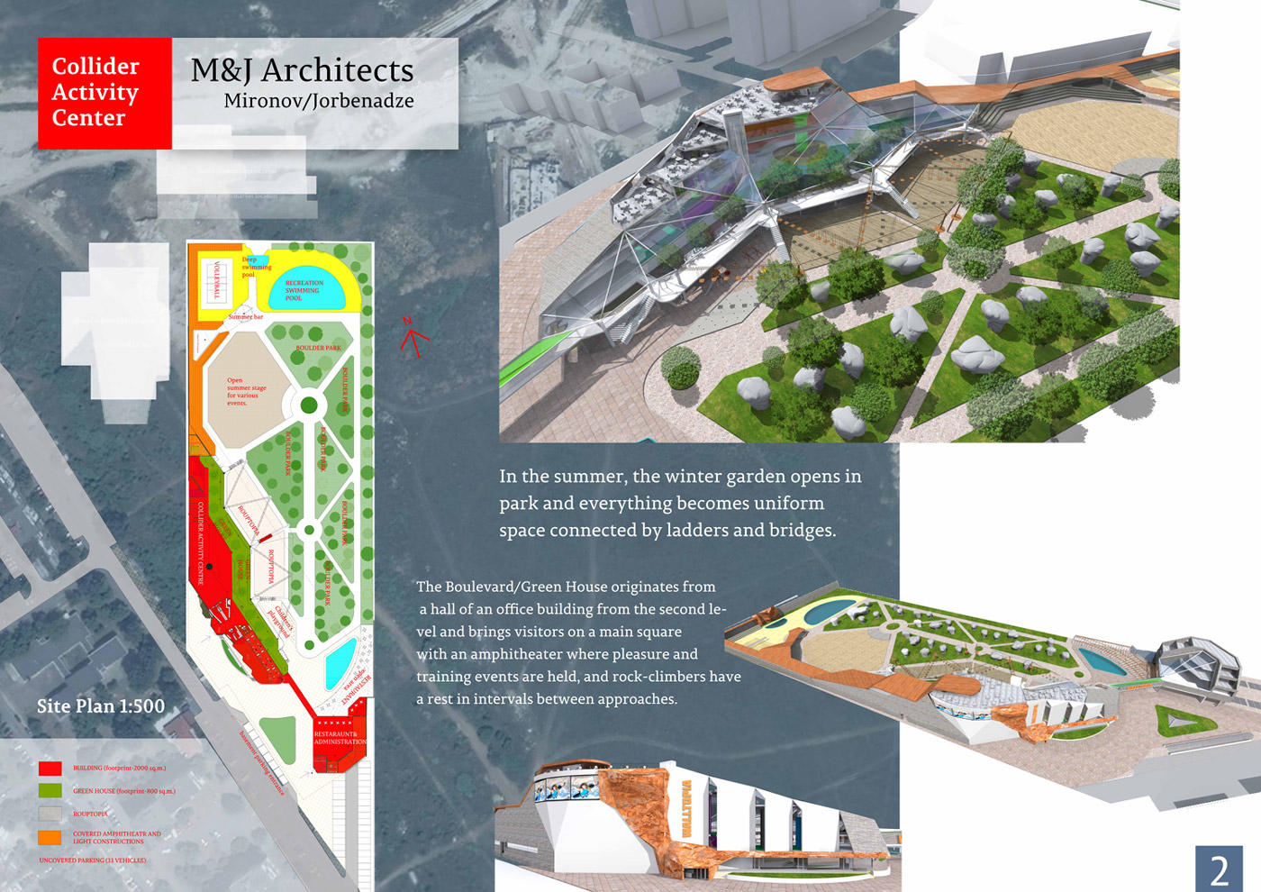 Walltopia Collider Activity Center site plan